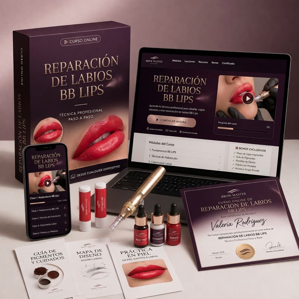 Curso Kissing Lips, reparación de labios