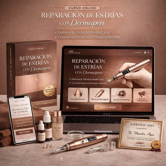 Curso reparación de estrías con derma pen
