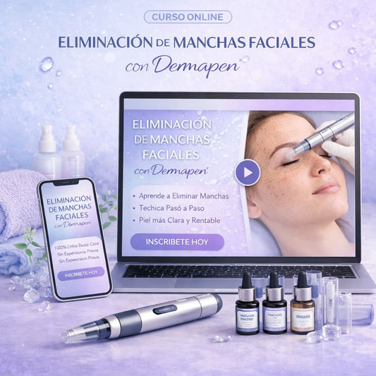 Curso eliminación de manchas faciales con péptidos